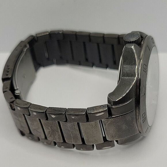 FOSSIL BQ2297 Men's Stainless Steel Analog Black Dial Quartz Genuine Watch BC318 - Picture 10 of 11